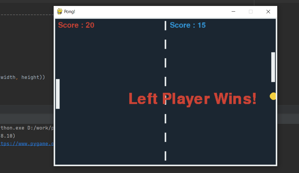 Ping Pong Game In Python With Source Code Source Code & Projects