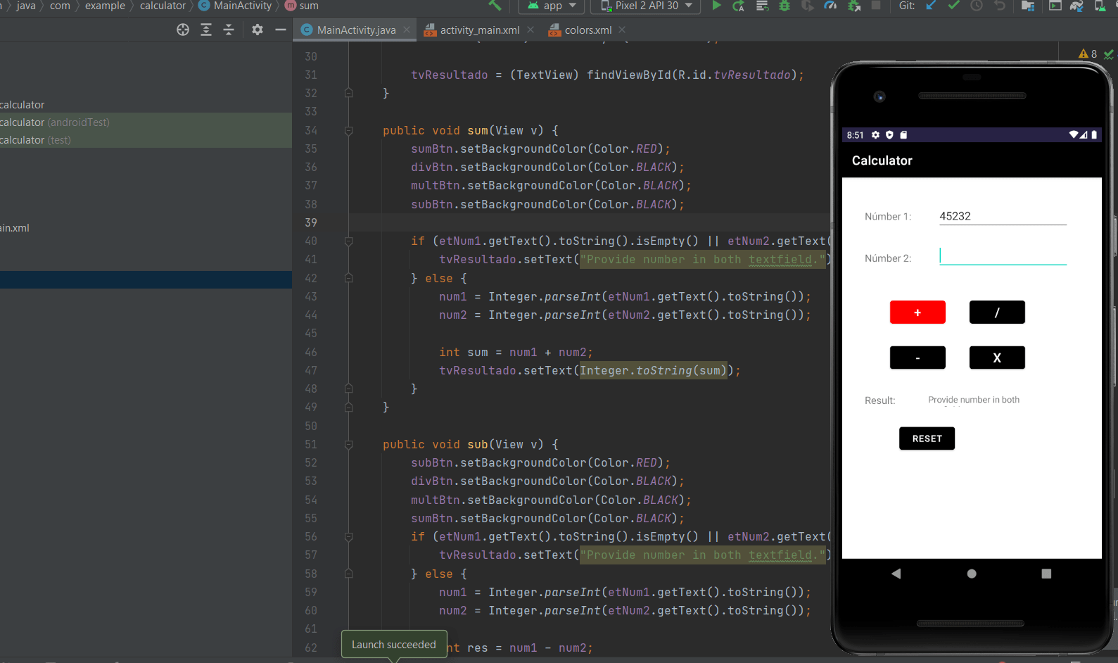 Simple Calculator In Android With Source Code Source Code & Projects