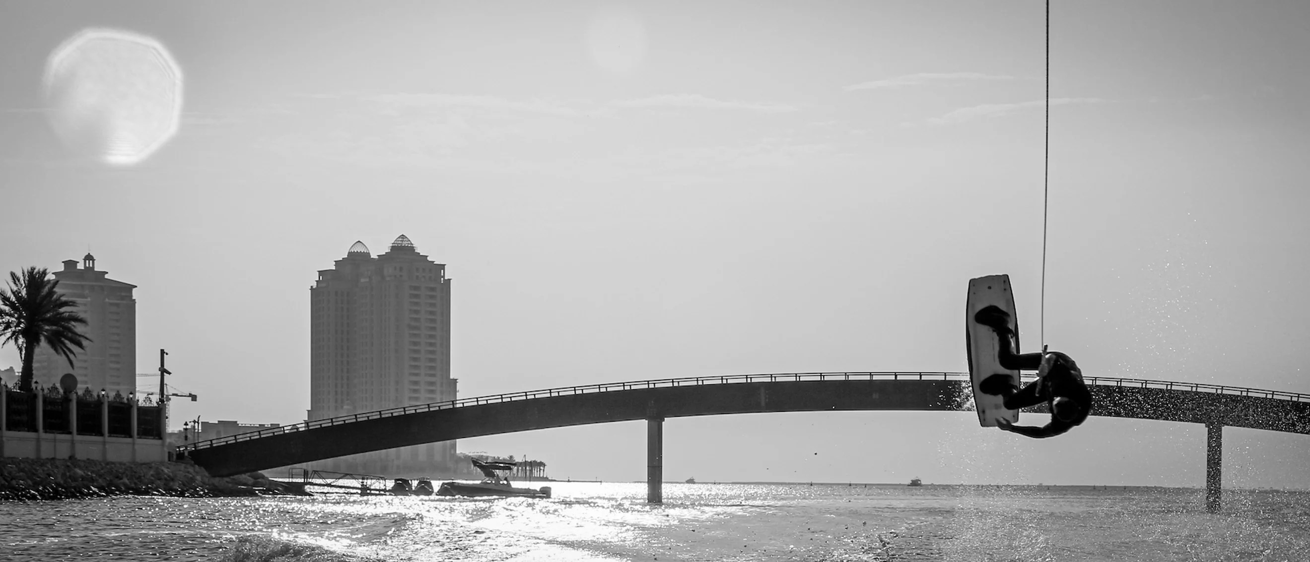 Wakesurfing and wakeboarding in Doha, Qatar Code Wake