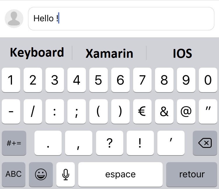 Xamarin IOS InputView taking into account the keyboard height