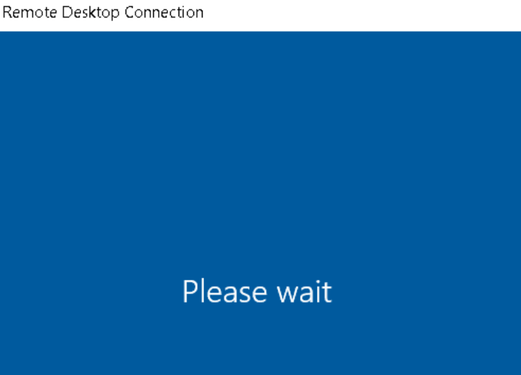 How to fix RDP freezing on "Please Wait" screen Code4Noobz
