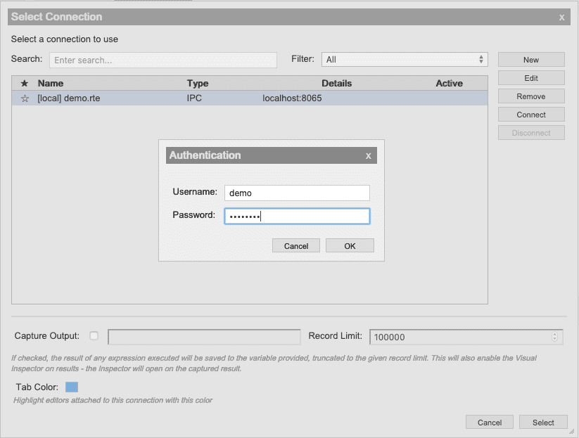 Remote editor KX Analyst