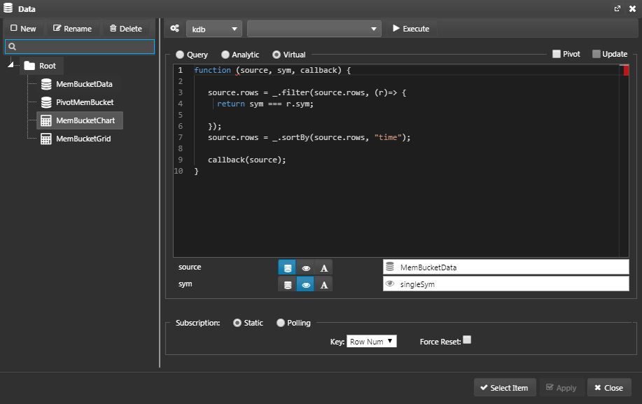 KX Dashboards KX Delta Platform