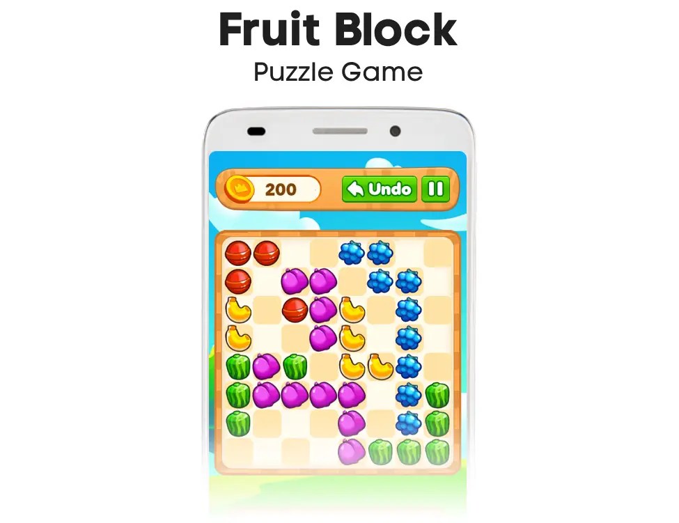 Fruit Block Puzzle Game Android Studio Project with code.market