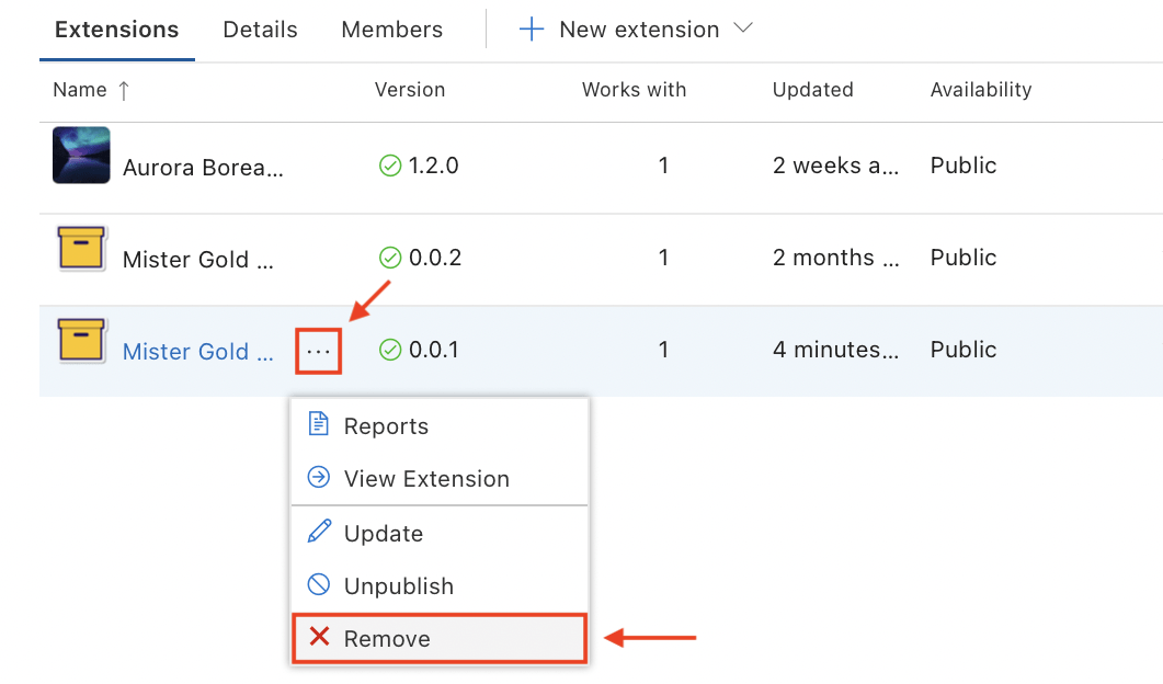 Publishing Extensions Visual Studio Code Extension API