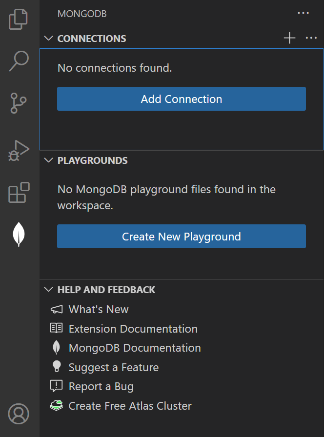 Working with MongoDB in Visual Studio Code