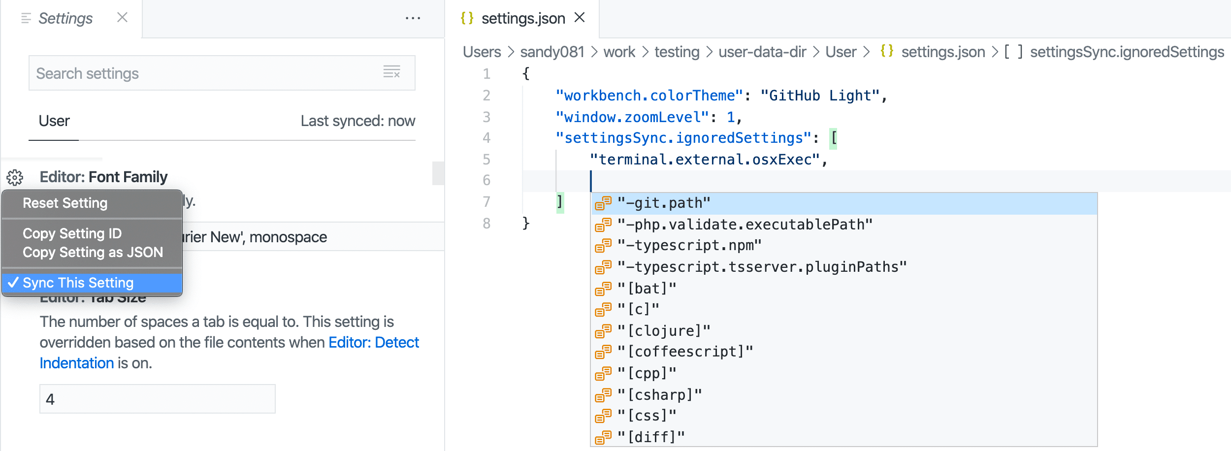 Remove visual studio code extensions and settings lkakres