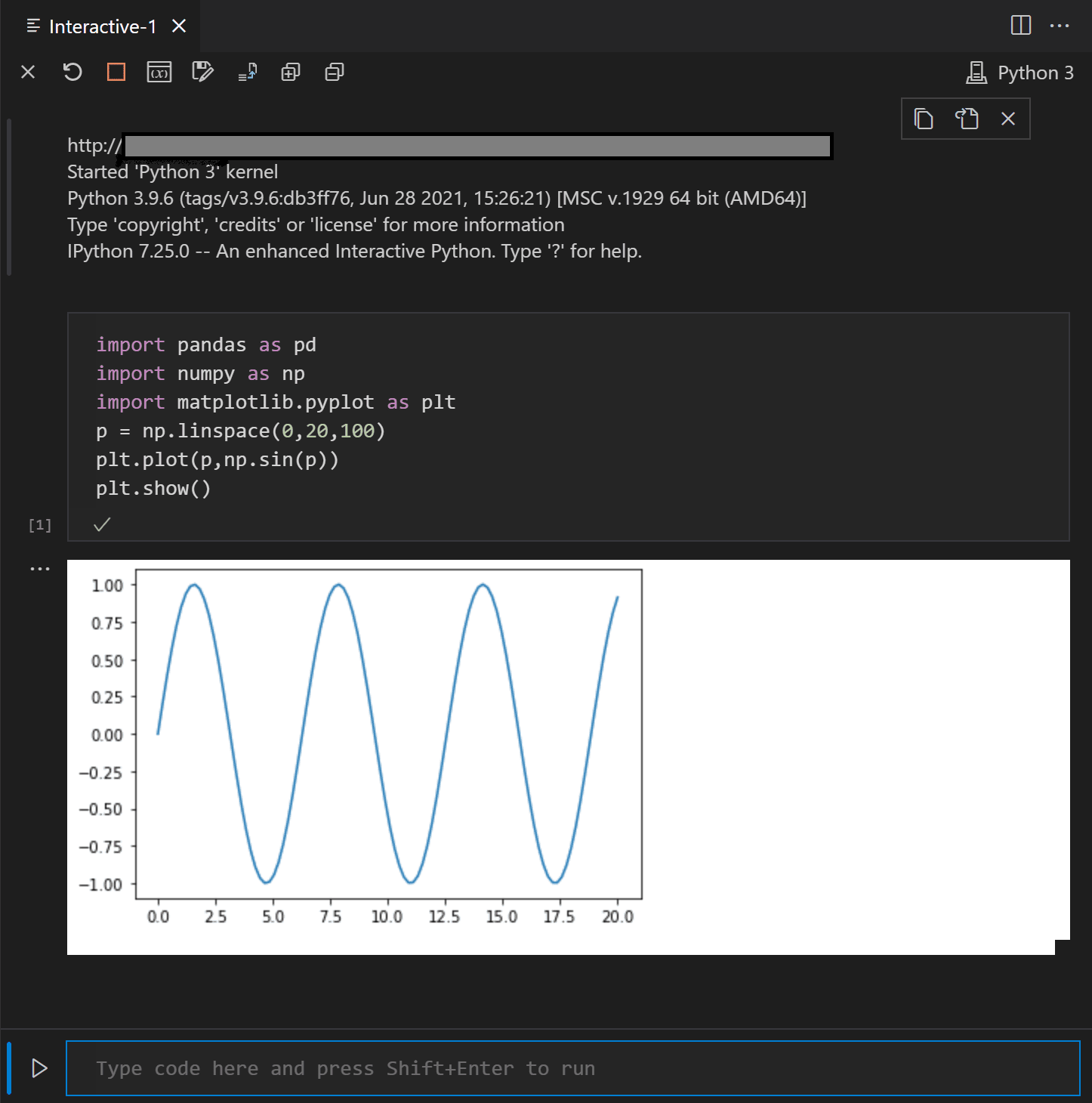 Working with Jupyter code cells in the Python Interactive window