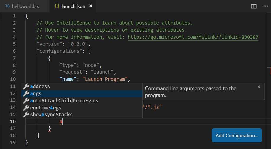 TypeScript debugging with Visual Studio Code