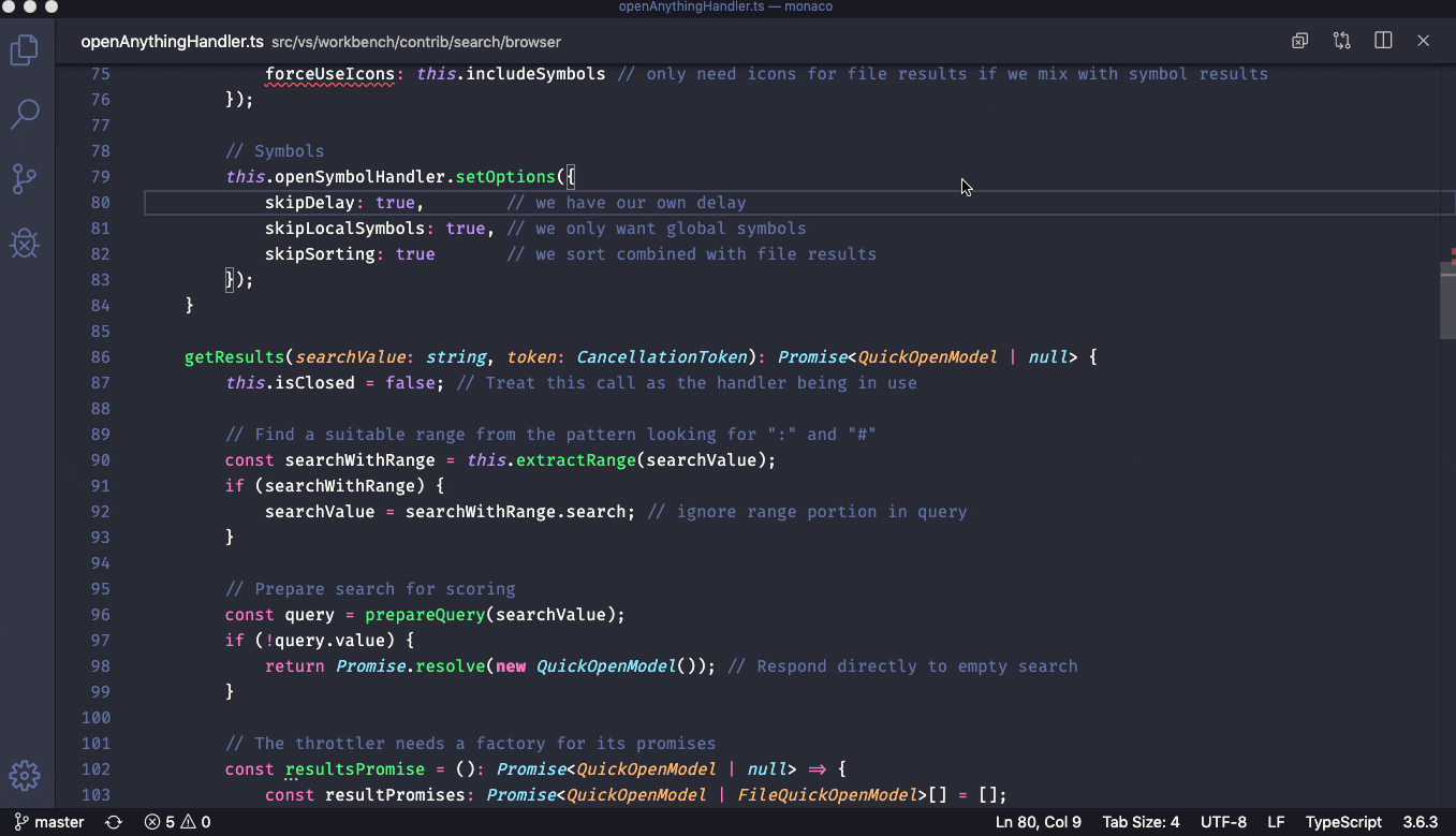 Visual Studio Code October 2019