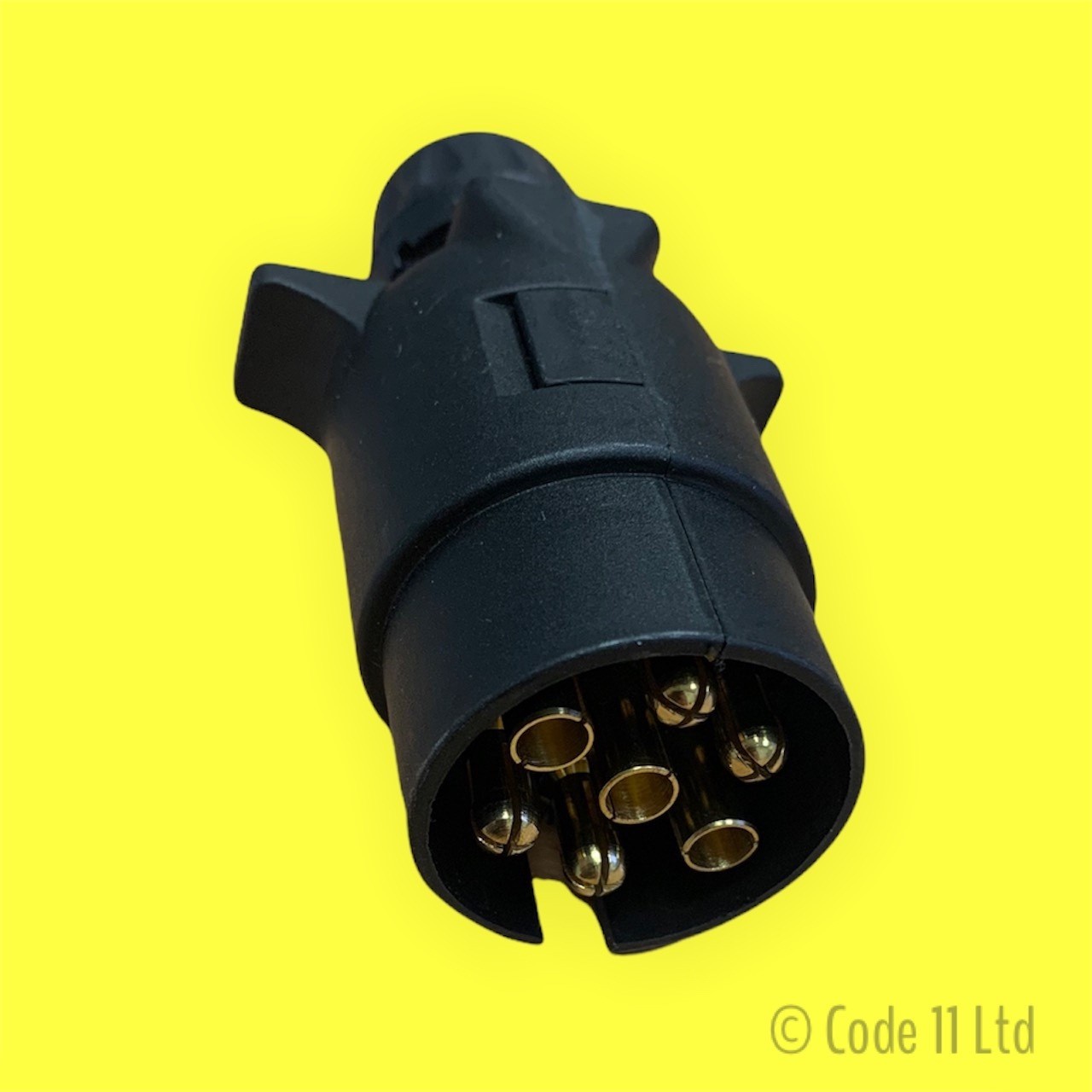 Black 12N Type 7 Pin Plug Shop Online at Code 11 LTD