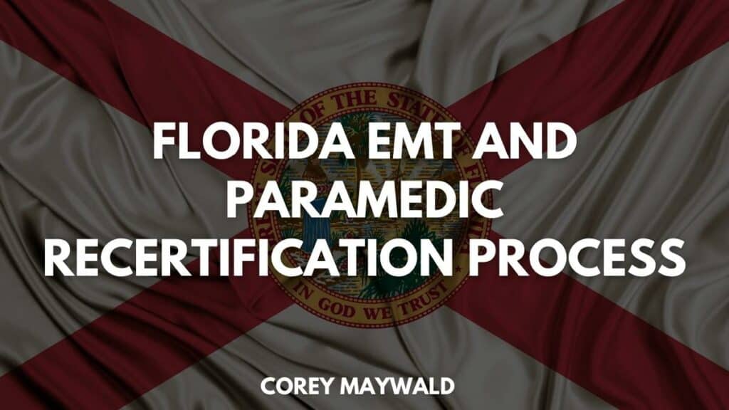 Florida EMT and Paramedic Recertification Process Code One CPR Training