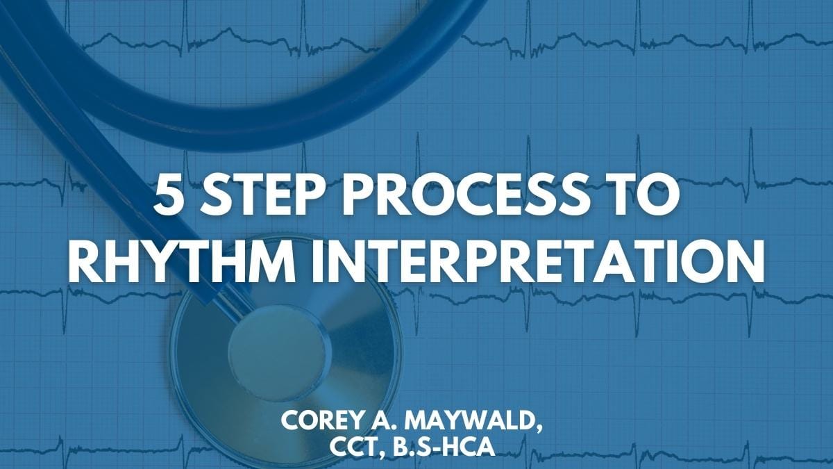 5 Step Process to Rhythm Interpretation Code One CPR Training