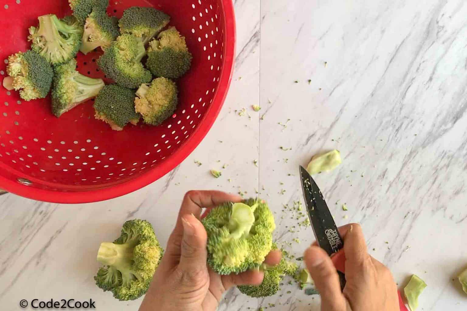 Instant Pot Steamed Broccoli & Garlic Broccoli Salad
