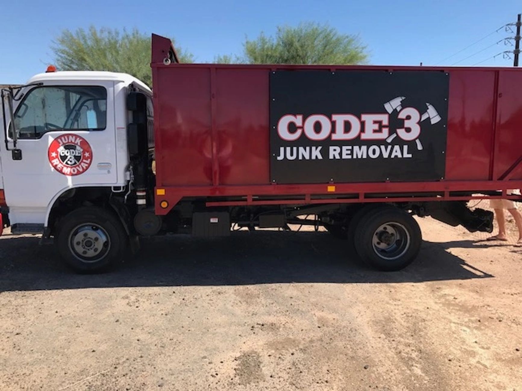 Curbside Junk and Trash cleanup Scottsdale Code 3 Junk Removal