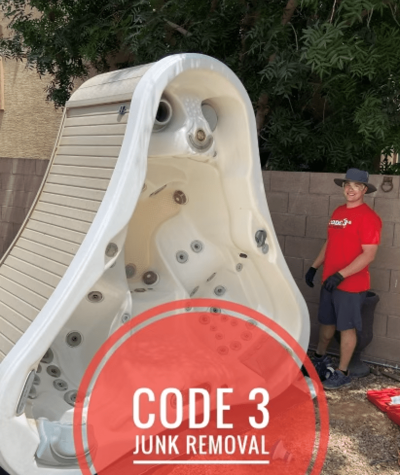 Hot Tub Removal Mesa Code 3 Junk Removal