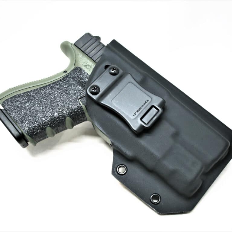 IWB Light Bearing Holster Glock 19 with Inforce APLC Code 4 Defense
