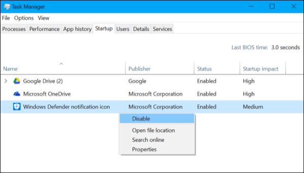 How to Hide the Pesky Windows Defender Icon in the System Tray