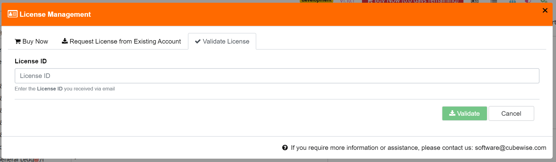 Generating an Arc license