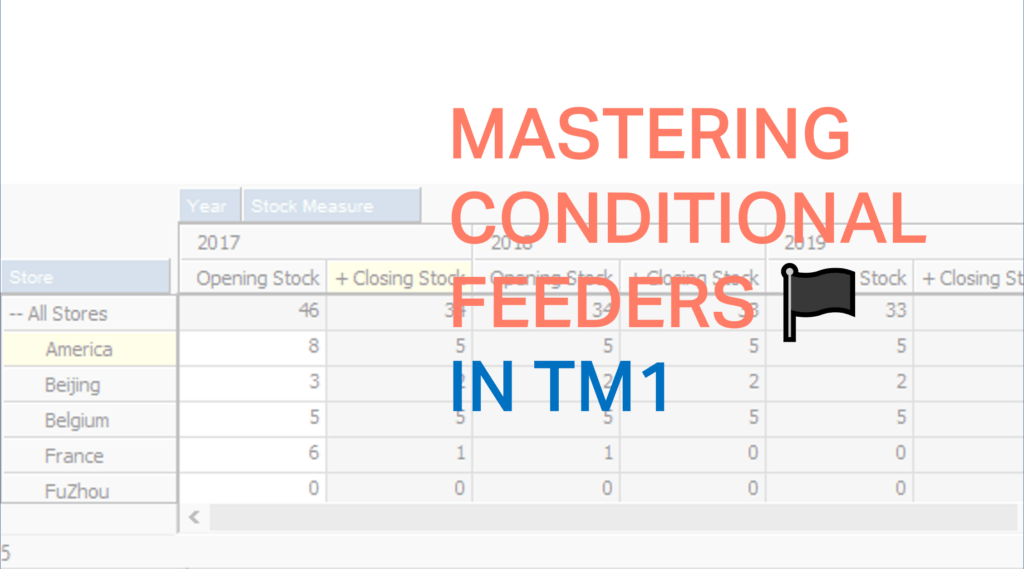 Mastering conditional feeders in TM1
