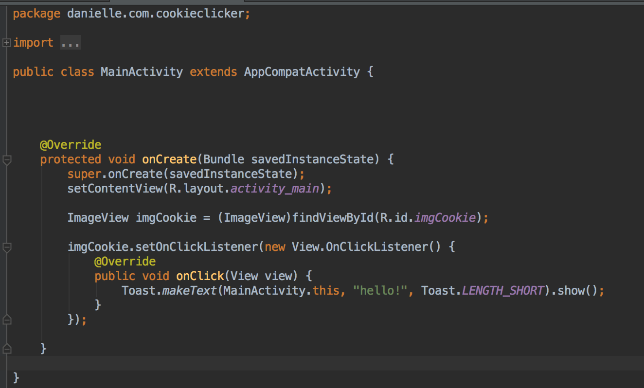 Cookie Clicker (Java) · codebar android tutorials