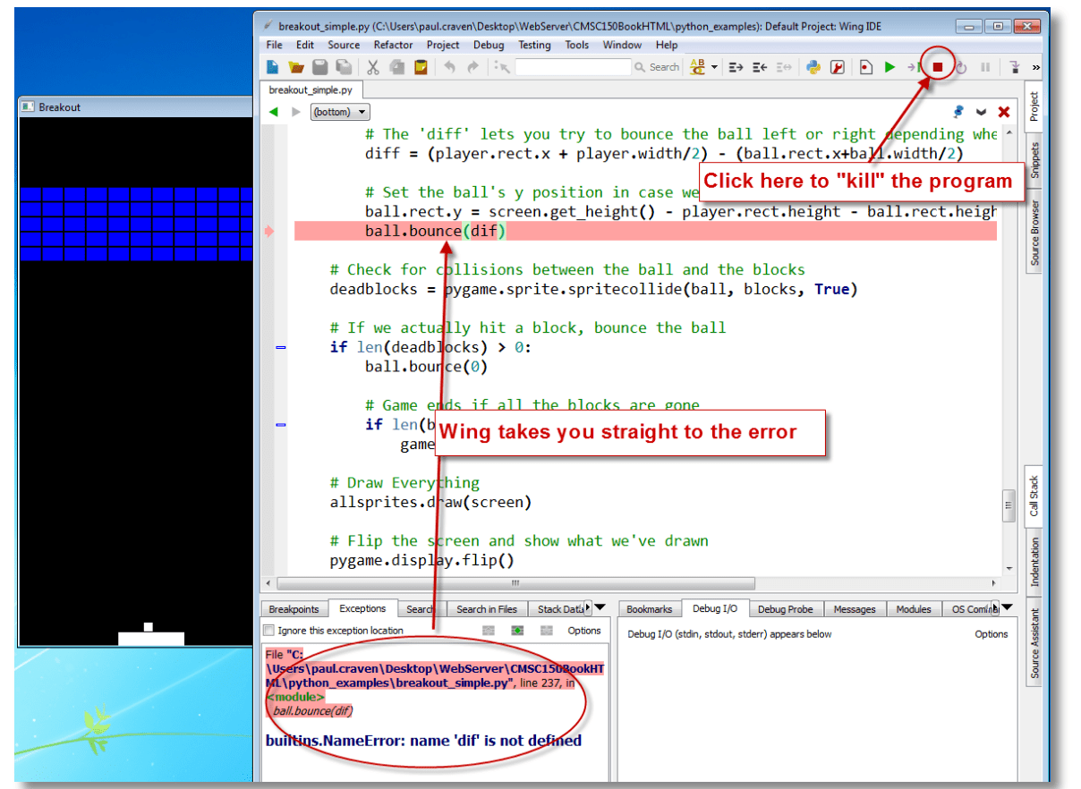 CodeBC Make Arcade Games using Python and Pygame (course)
