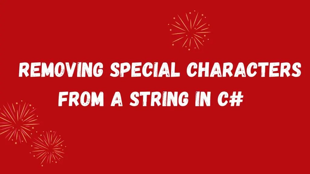 Remove Special Characters From String C