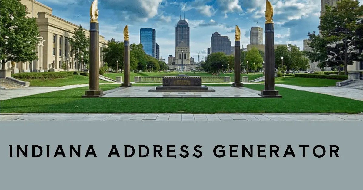 Random Indiana Address Generator Online