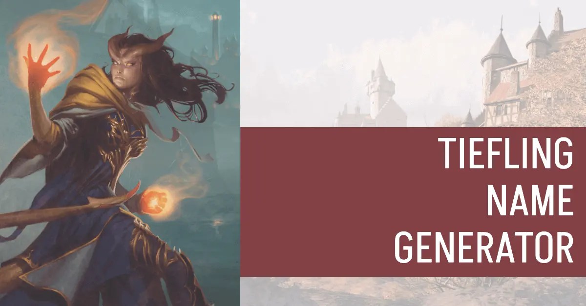 Tiefling Name Generator Online