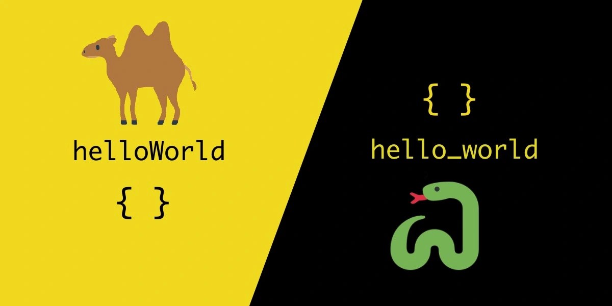 Qual melhor padrão para variáveis e funções ? camelCase vs snake_case