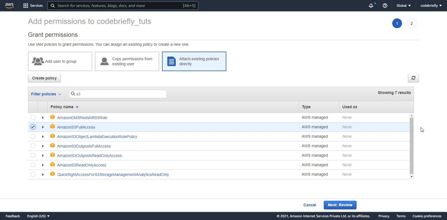 How to Upload File to AWS S3 Bucket Laravel Codebriefly