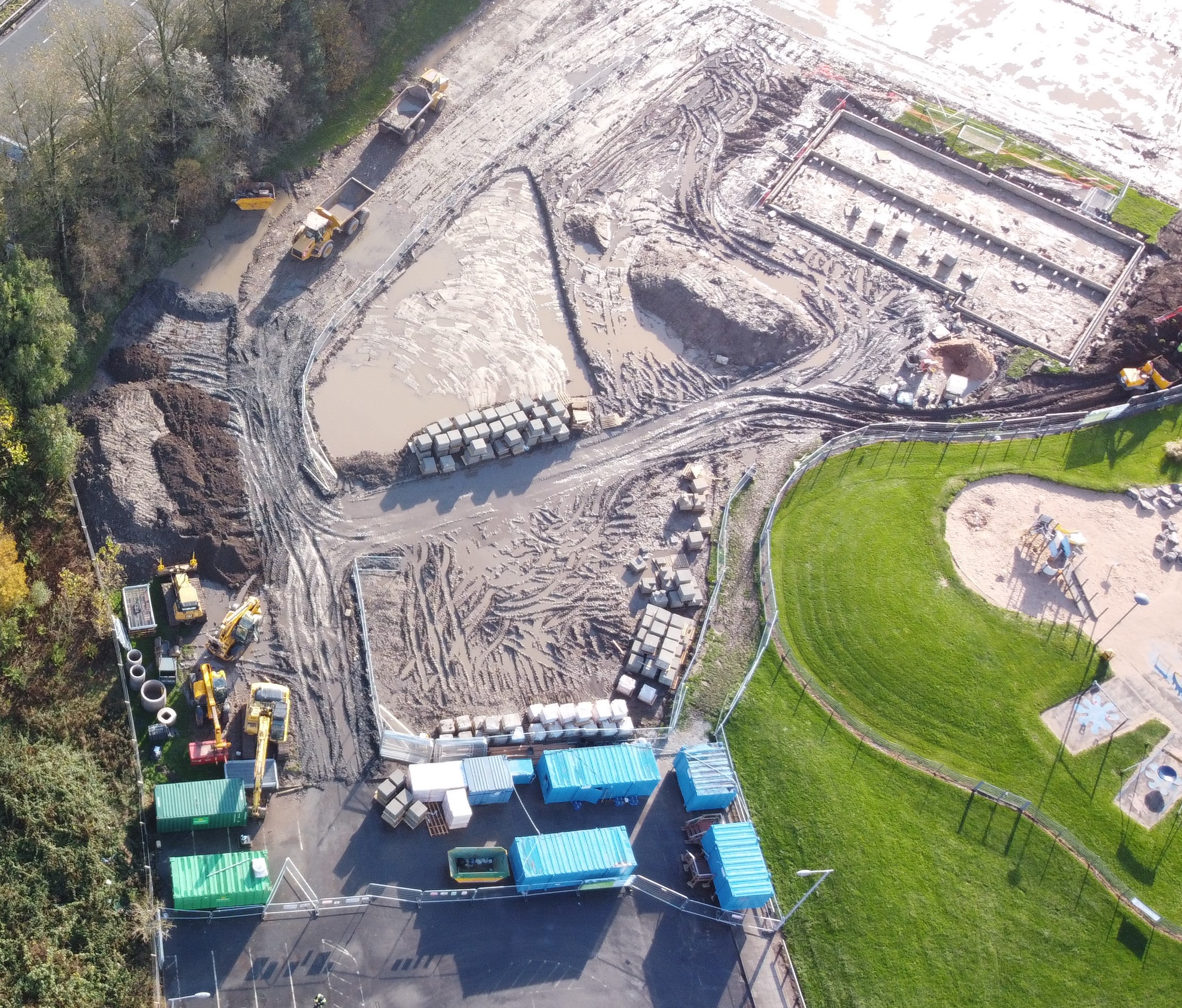 New Pavilion and Car Park at Bamber Bridge Leisure Centre Code