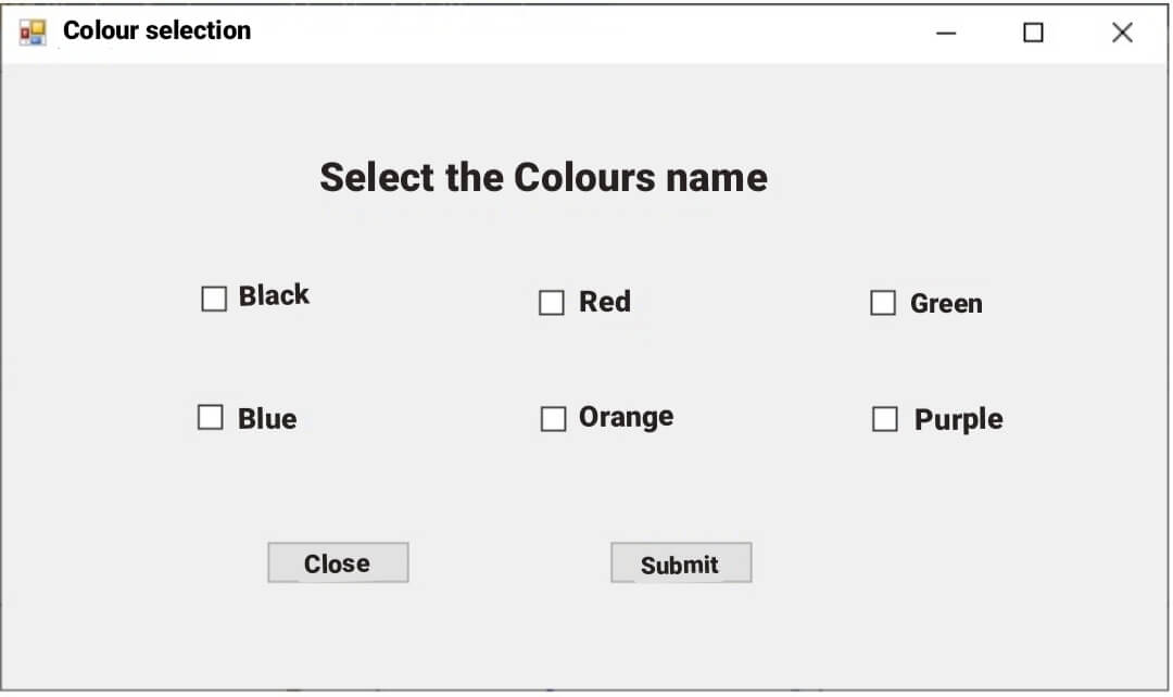 How to get selected check box value in Codebun