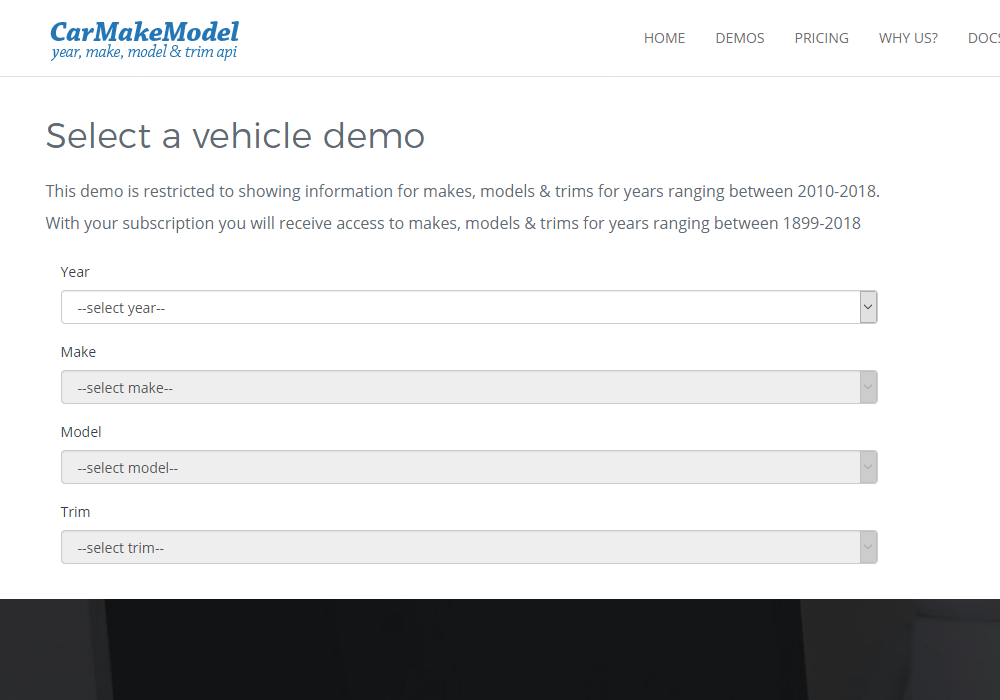 Car Make Model Database CodebyRay