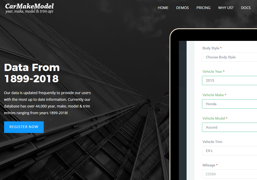 Car Make Model Database CodebyRay