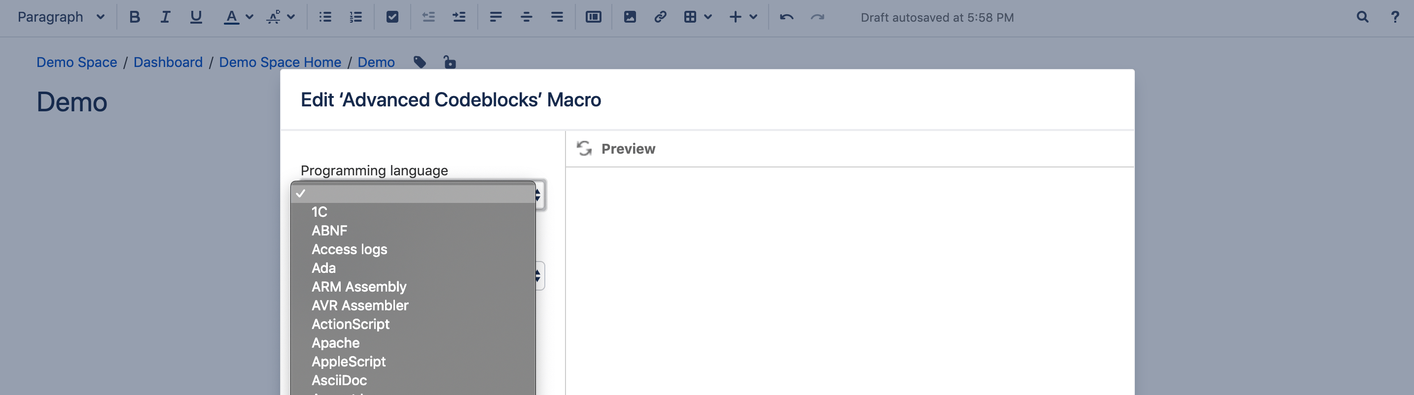 Basics Advanced Codeblocks for Confluence · codeclou