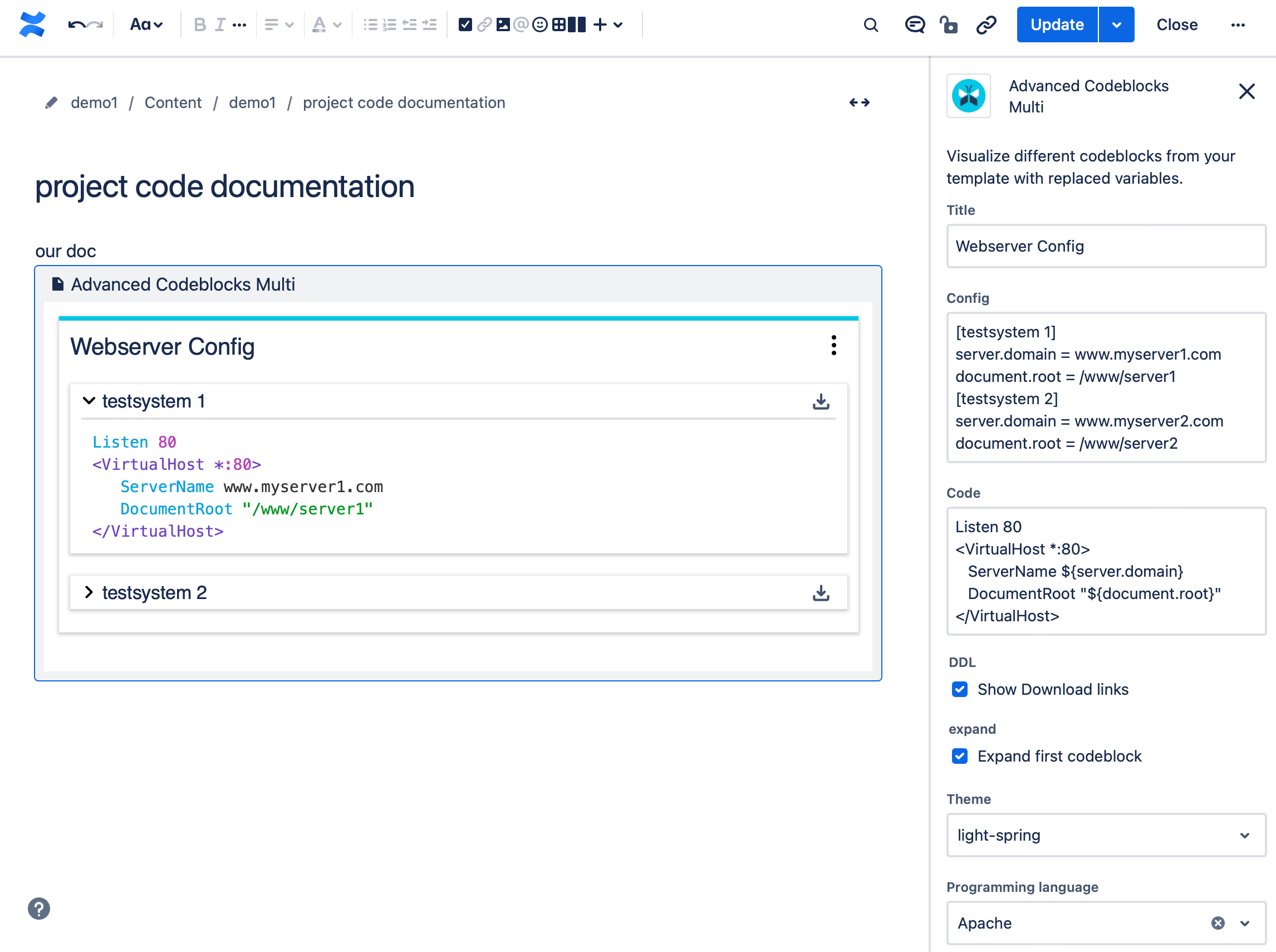 Advanced Codeblocks for Confluence Cloud available · codeclou Blog