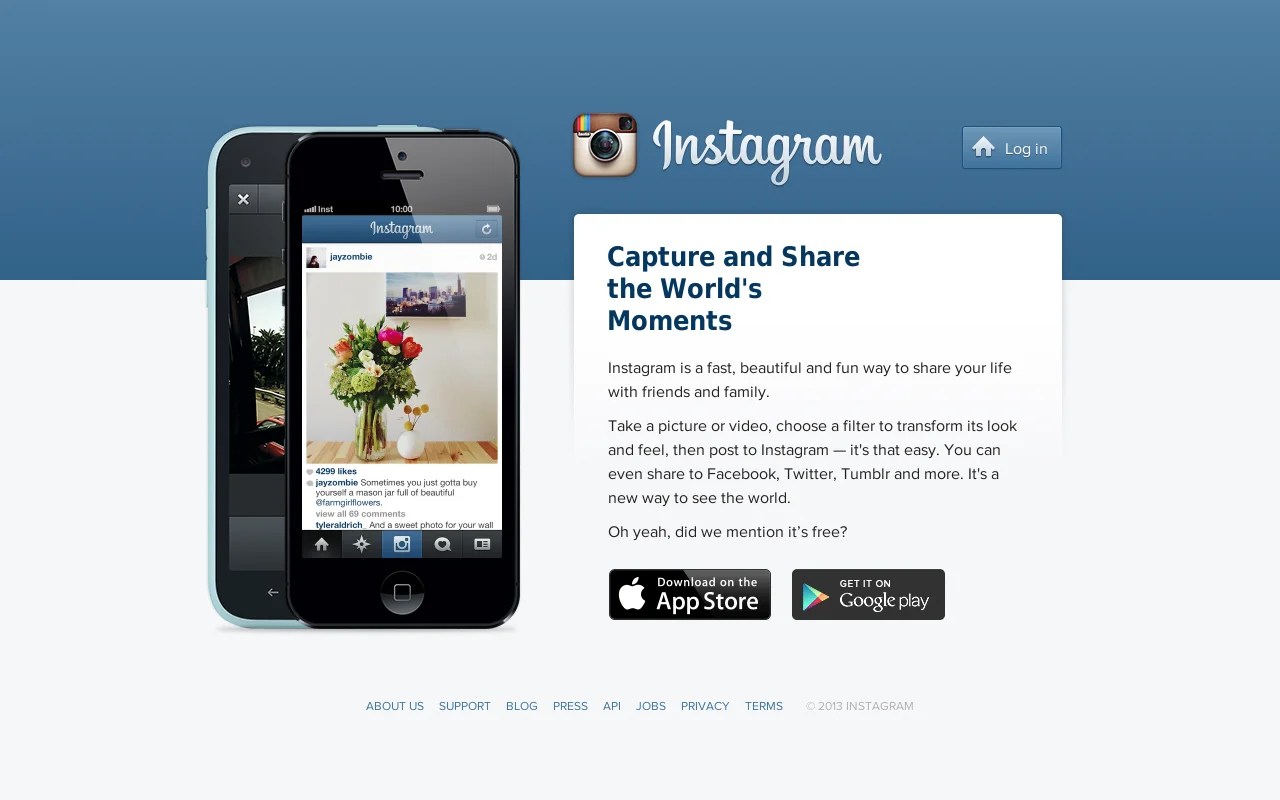 Instagram Homepage Web Development & Technology Resources