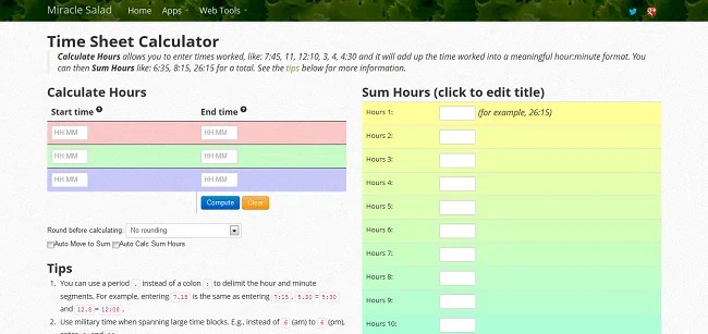 Top 5 Timesheet Calculators to Sum Up Working Hours