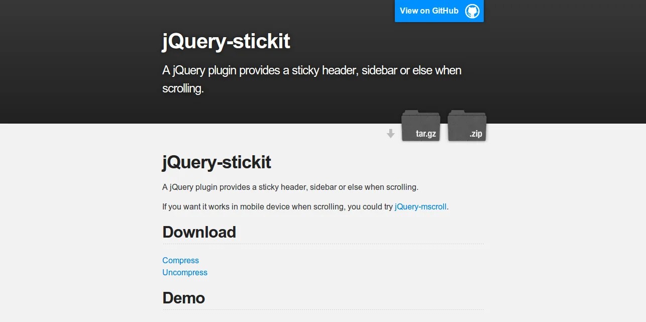 5 Sticky Sidebar Plugins (Menus) Built with jQuery  Development & Technology Resources