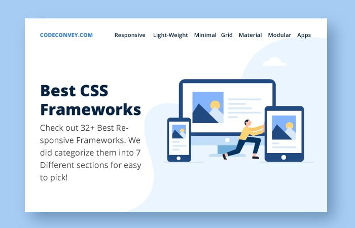 32+ Best CSS Framework for 2020 You Should Take a Look Codeconvey