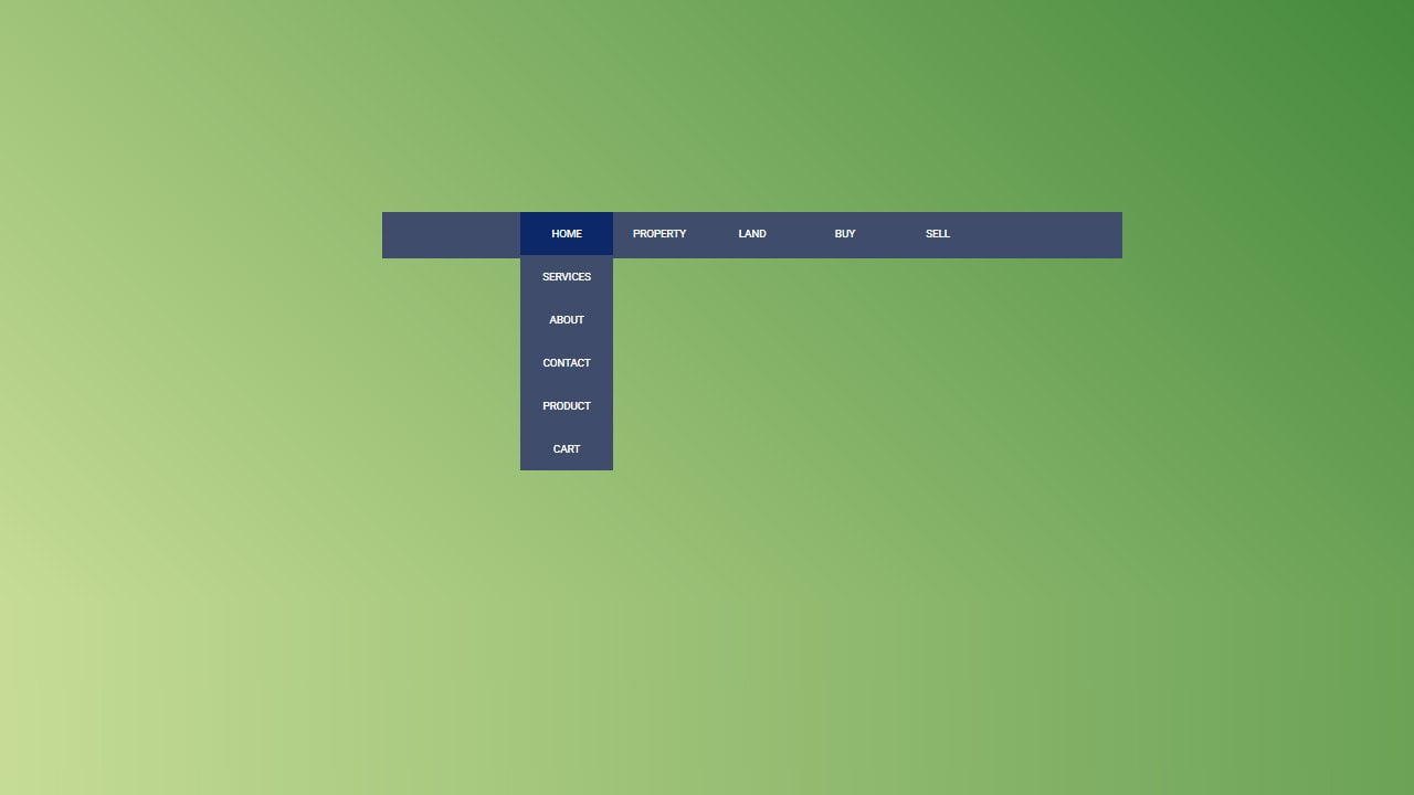 Pure CSS Animated Dropdown Menu Codeconvey