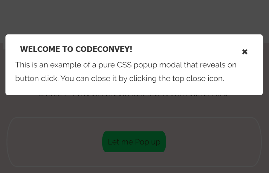 20+ HTML CSS Modal & Popup Examples with Code Codeconvey