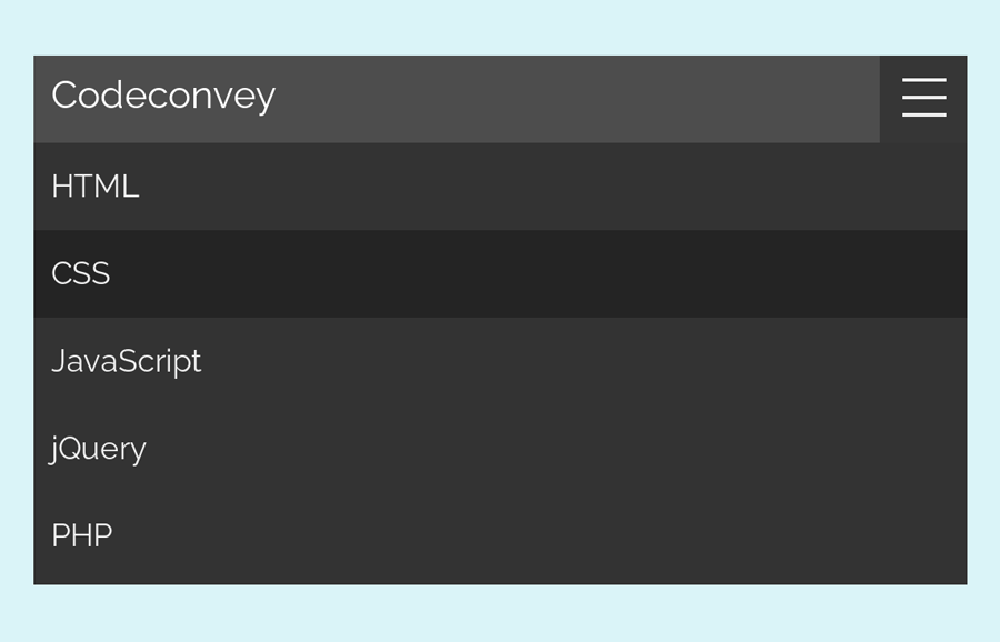 35+ Best CSS Navigation Menu with Source Code & Demo Codeconvey