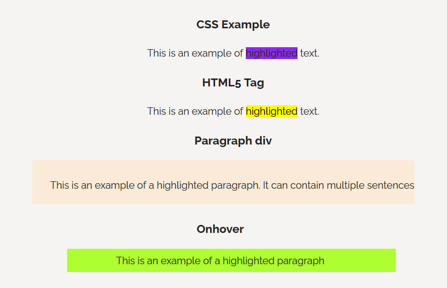 350+ HTML / CSS Examples with Source Code & Tutorial