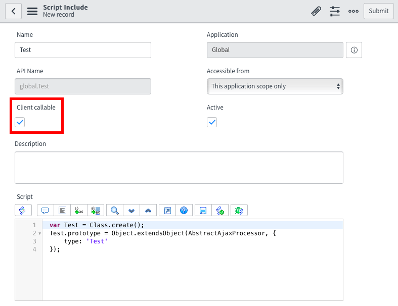 Servicenow script include to call rest message