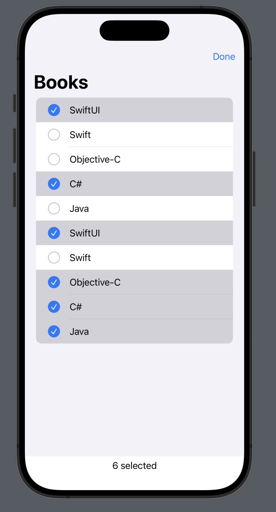 Multiple Selection In List iPadOS 17 General Discussion CodeCrew