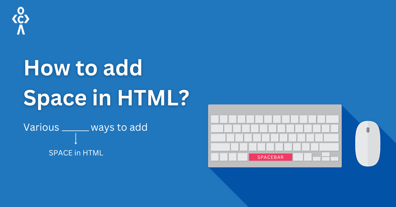 How to add space in HTML?