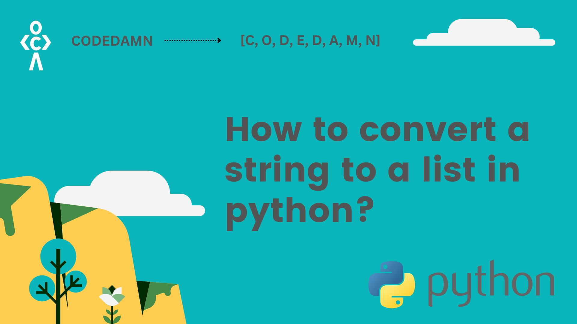 How to convert a string to a list in python?