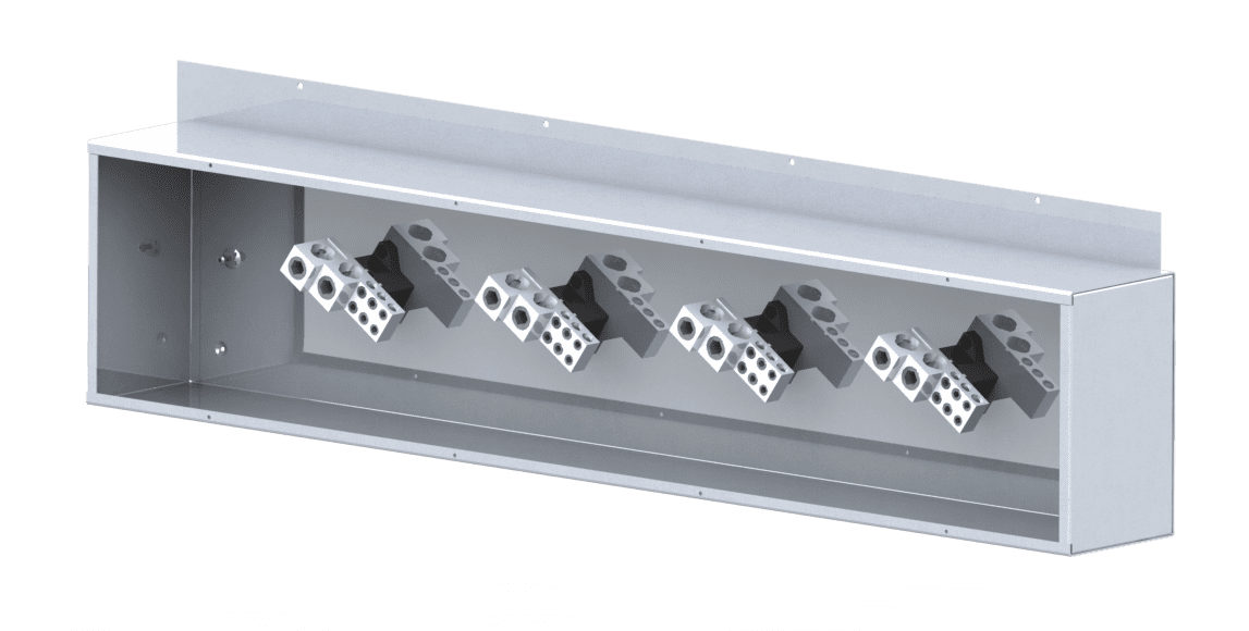 PAD Type Splitter Trough Aluminum CSA 1 (400amp) Code Electric
